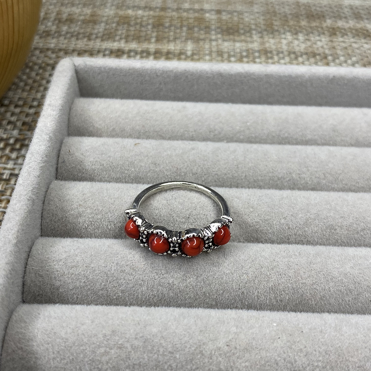 Anillo piedra artificial 3