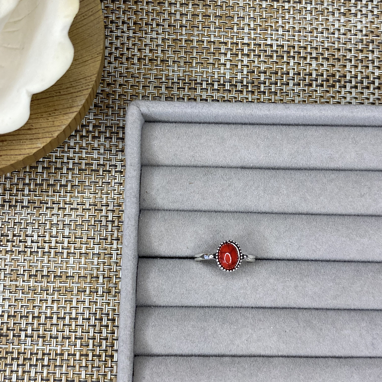 Anillo piedra artificial 1