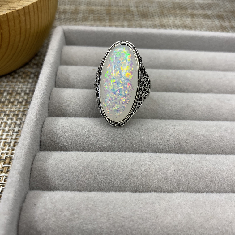 Anillo piedra artificial 2