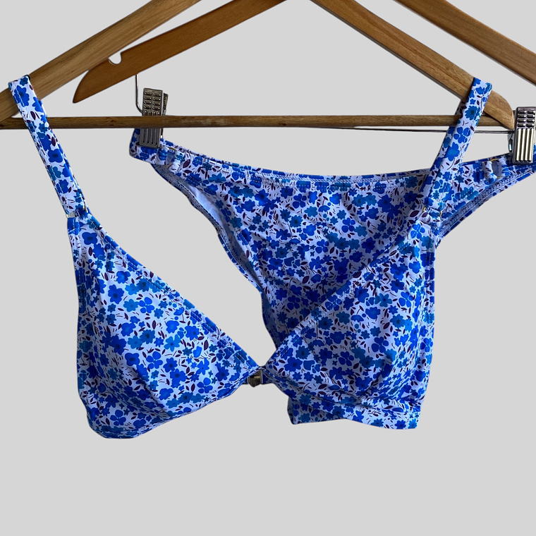 Bikini floral Azul 3