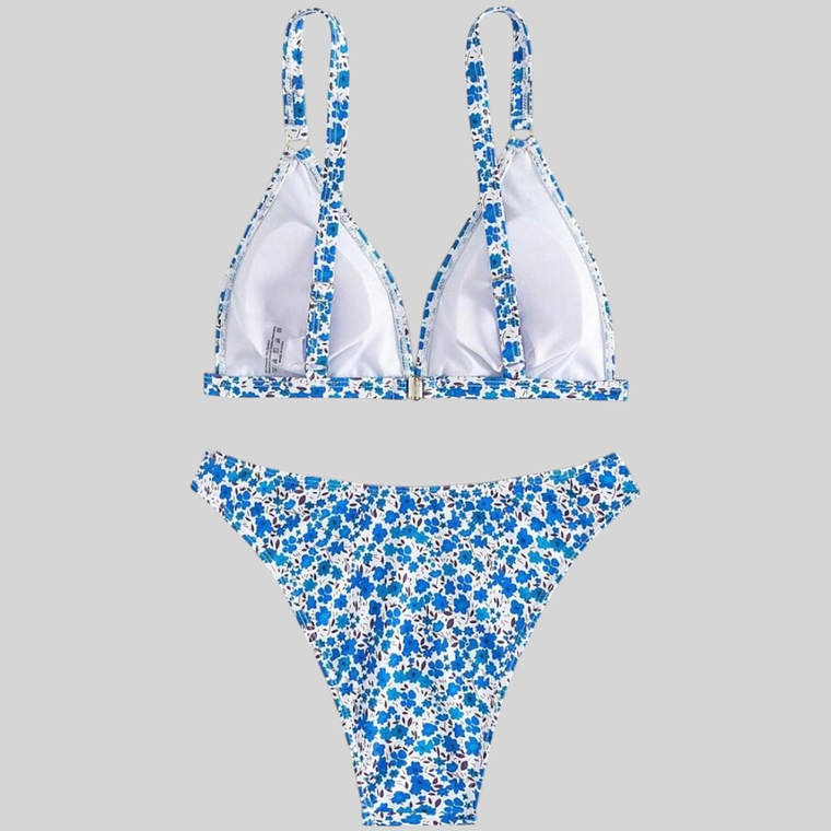 Bikini floral Azul 2