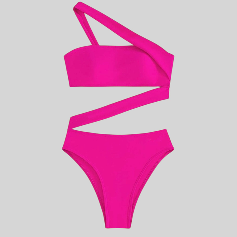 Traje de baño asimétrico 1