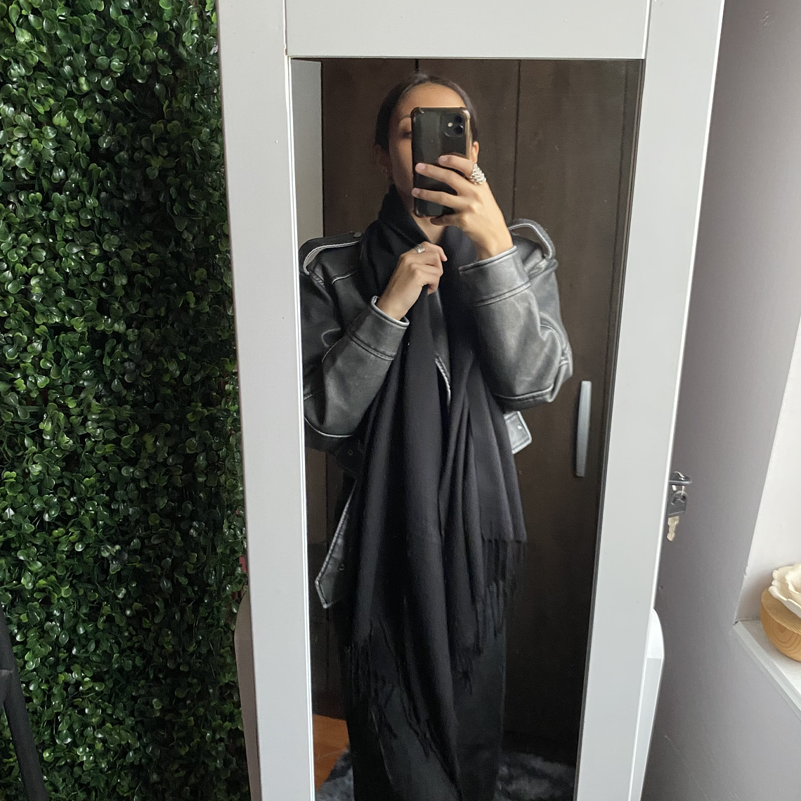 Bufanda cashmere Negra 2