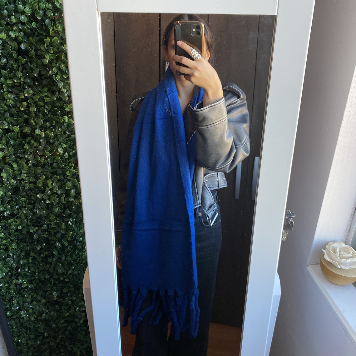 Bufanda alpaca Azul 2