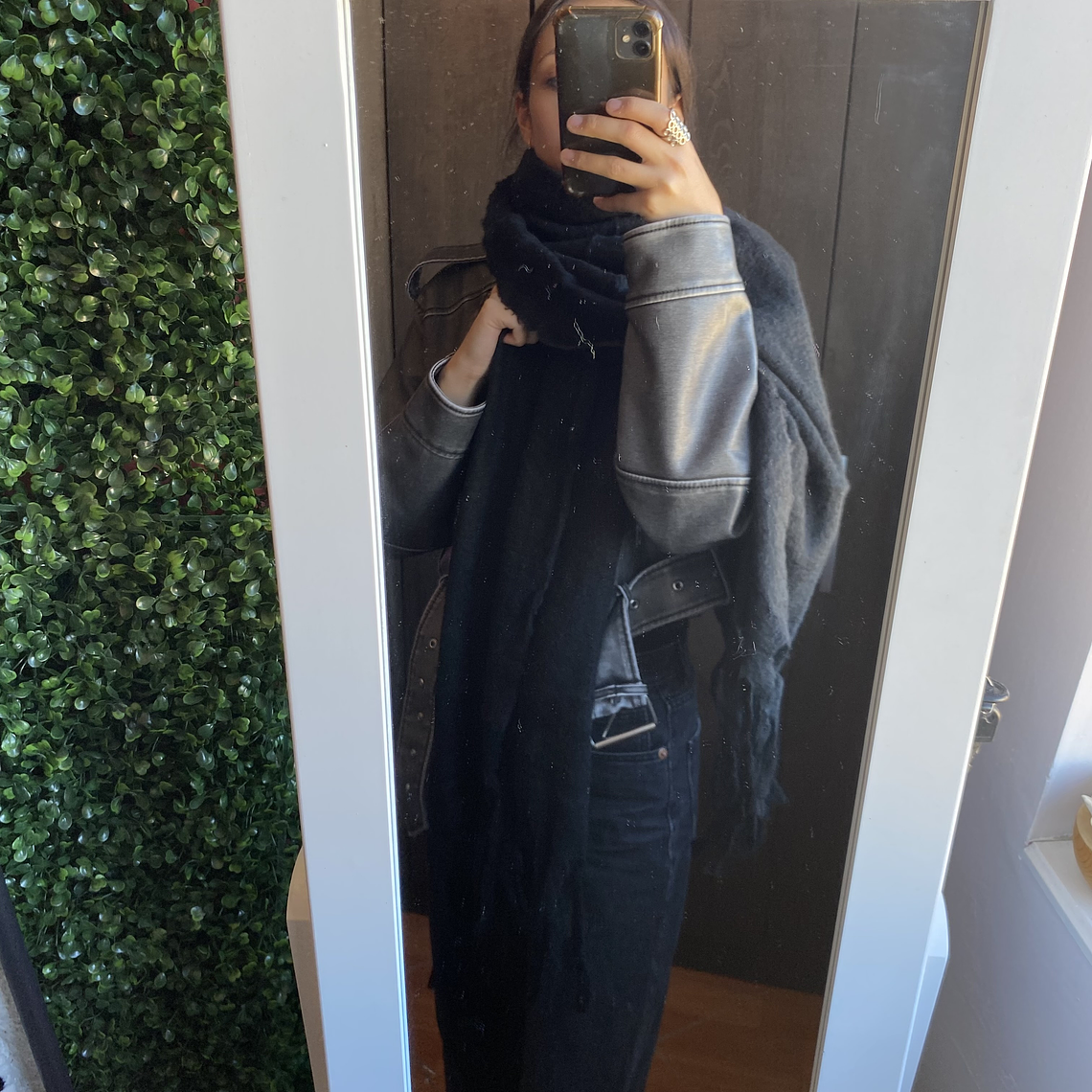 Bufanda alpaca Negra 1