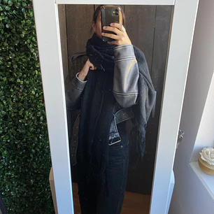 Bufanda Alpaca Negra