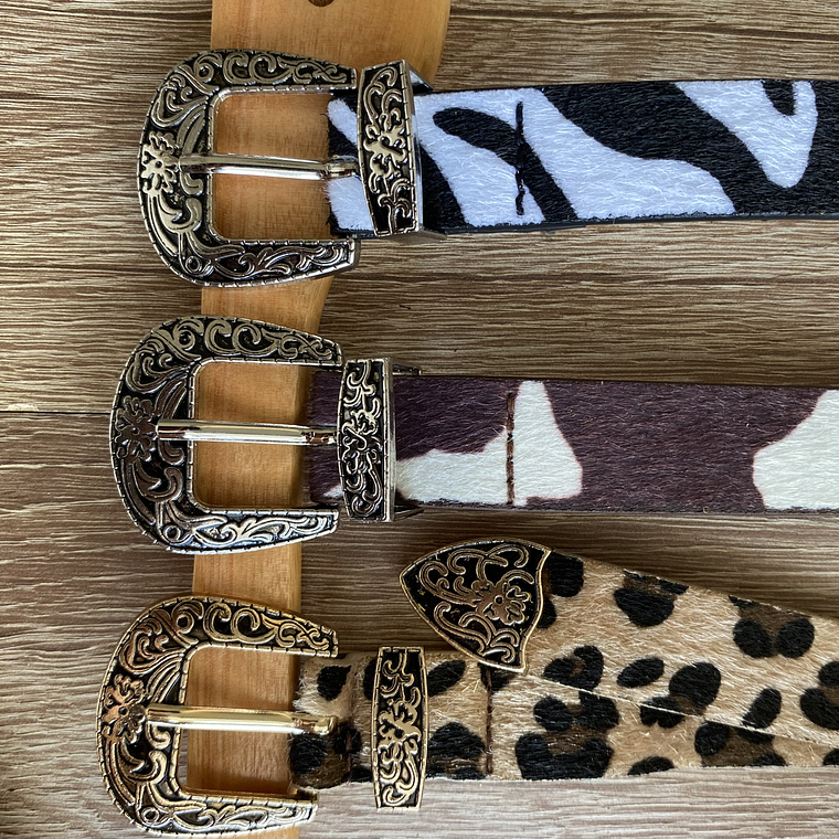 Cinturones estampado 4