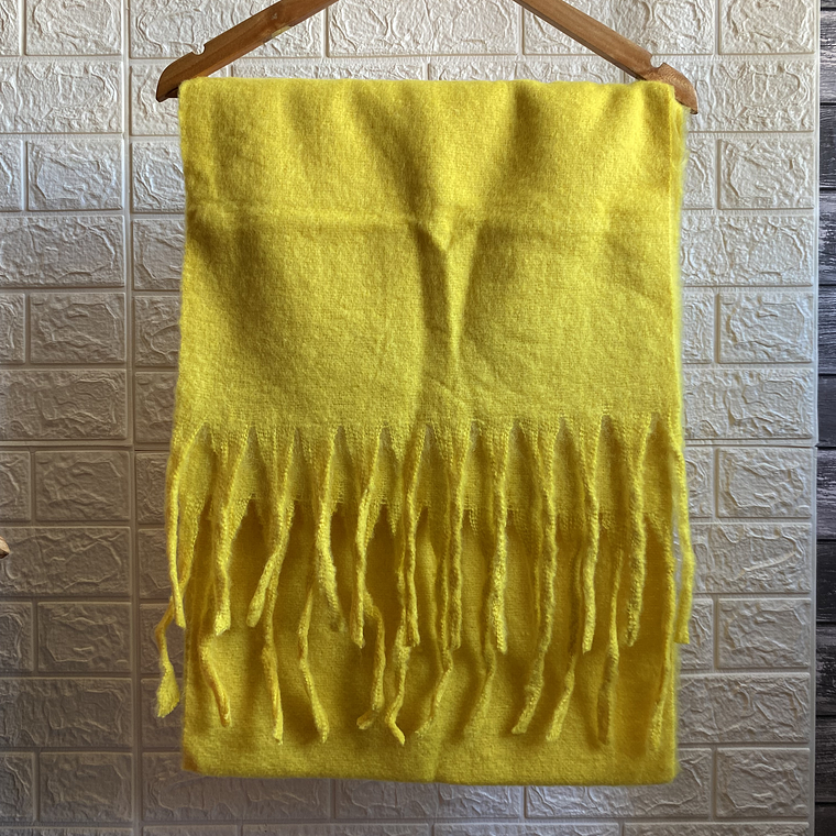 Bufanda alpaca Amarilla 1