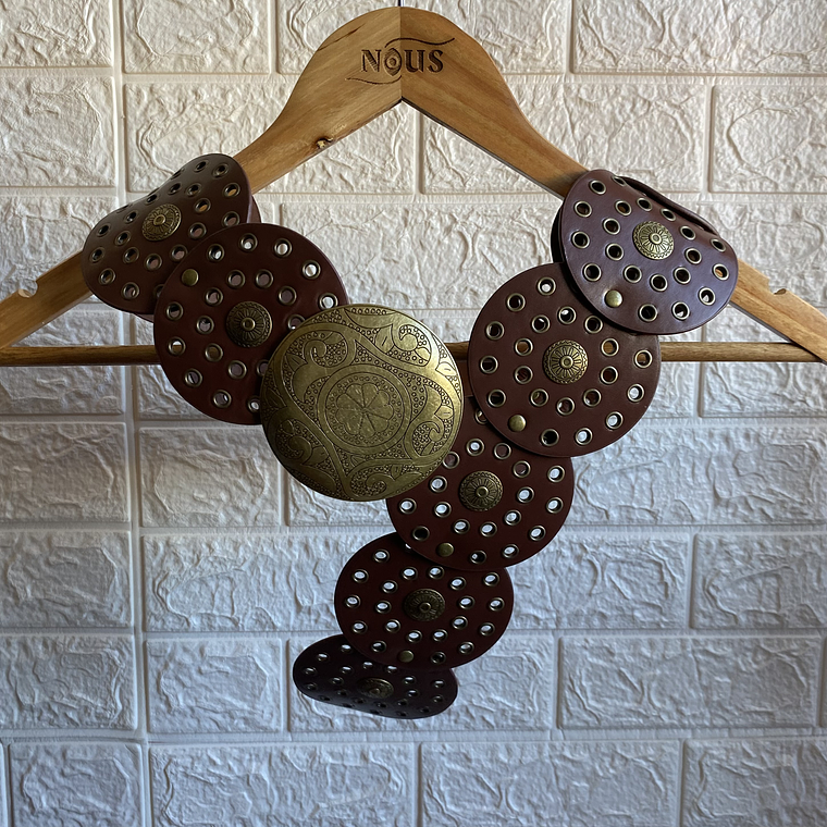 Cinturón Boho Café  1