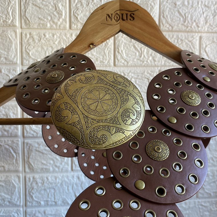 Cinturón Boho Café  3