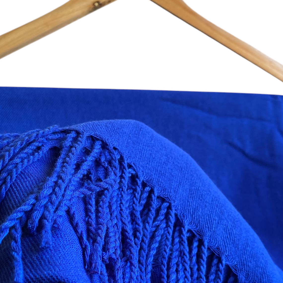 Bufanda Cashmere Azul rey 2