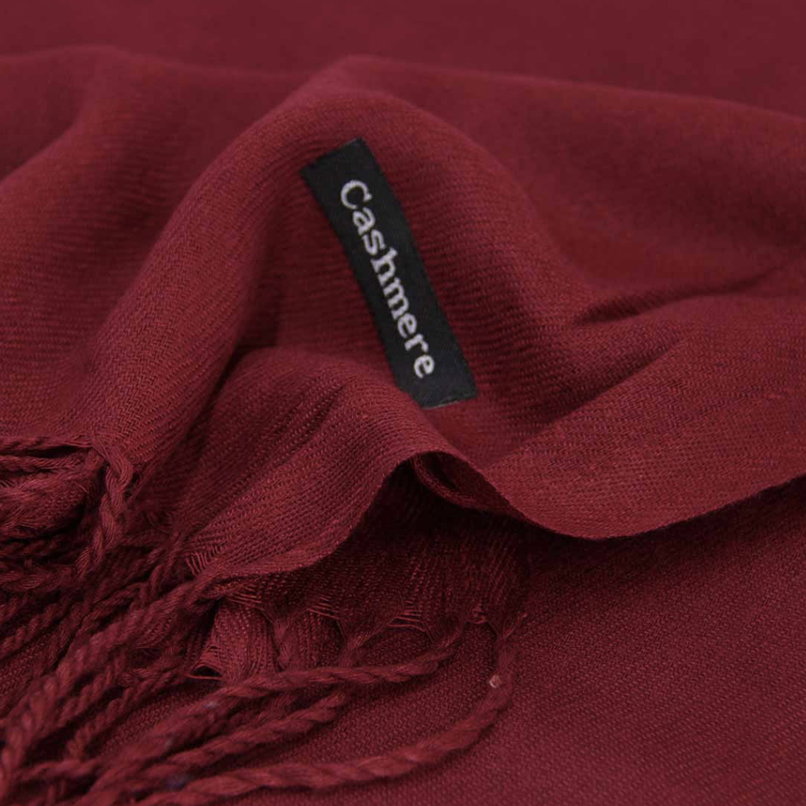 Bufanda cashmere Burdeo  2