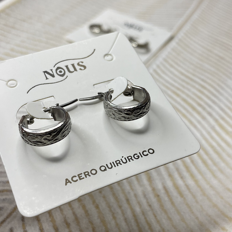 Argollas mini Silver 4