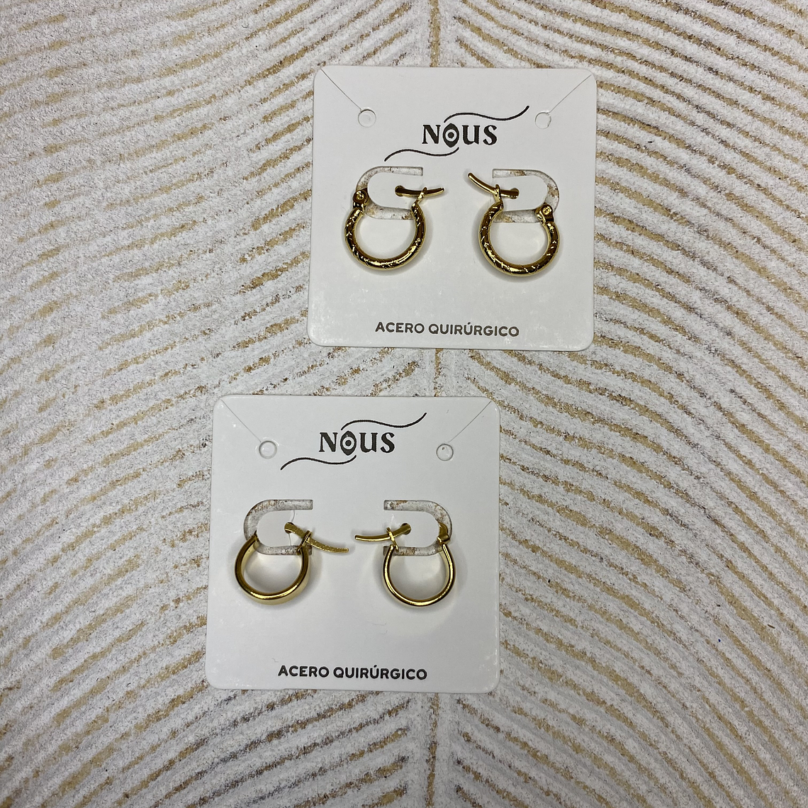 Argollas mini Gold 1