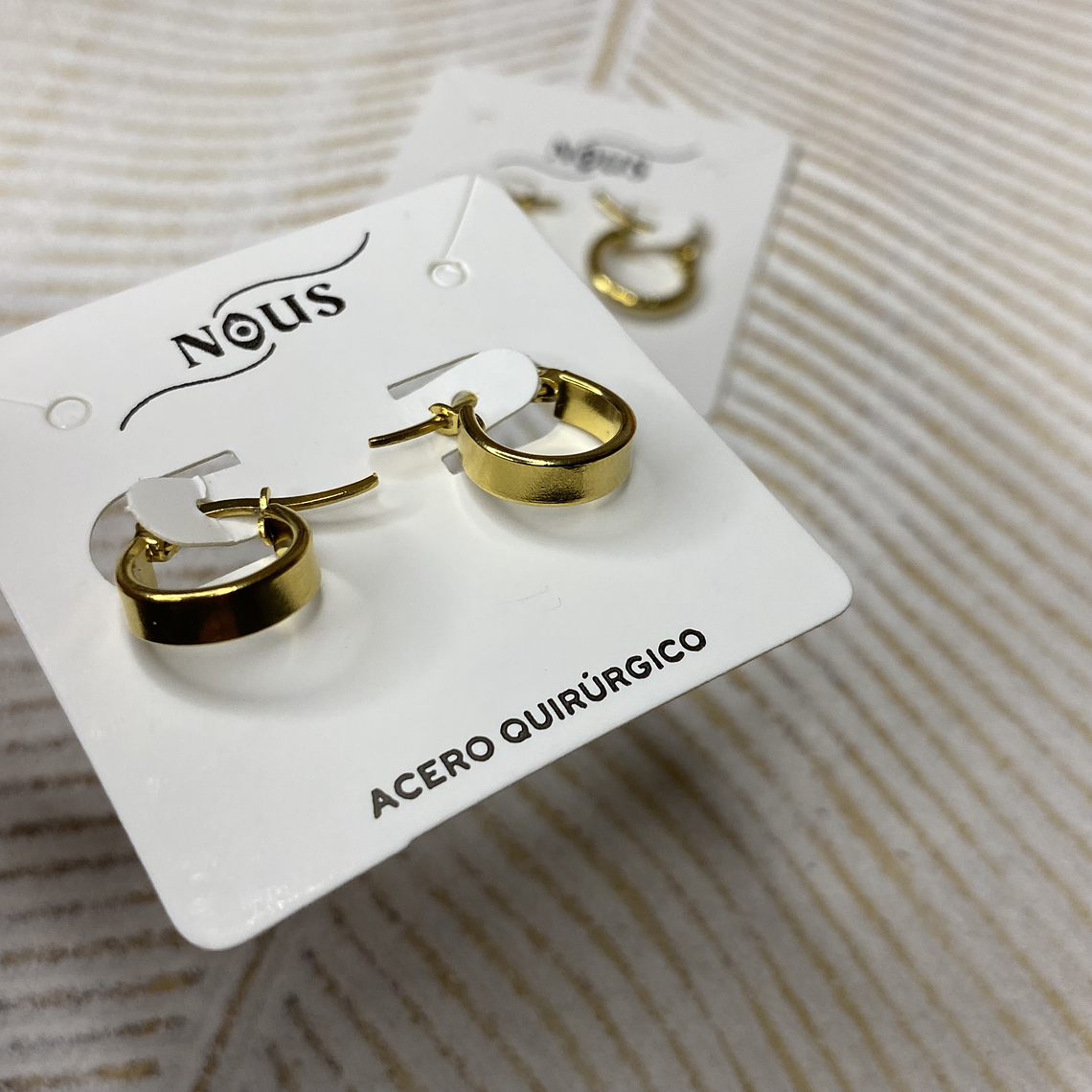 Argollas mini Gold 3