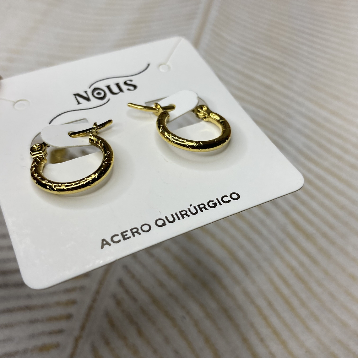 Argollas mini Gold 4
