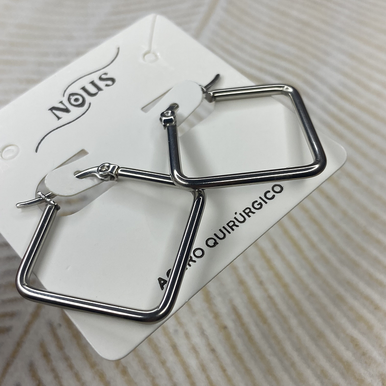 Aros silueta cuadrada 3