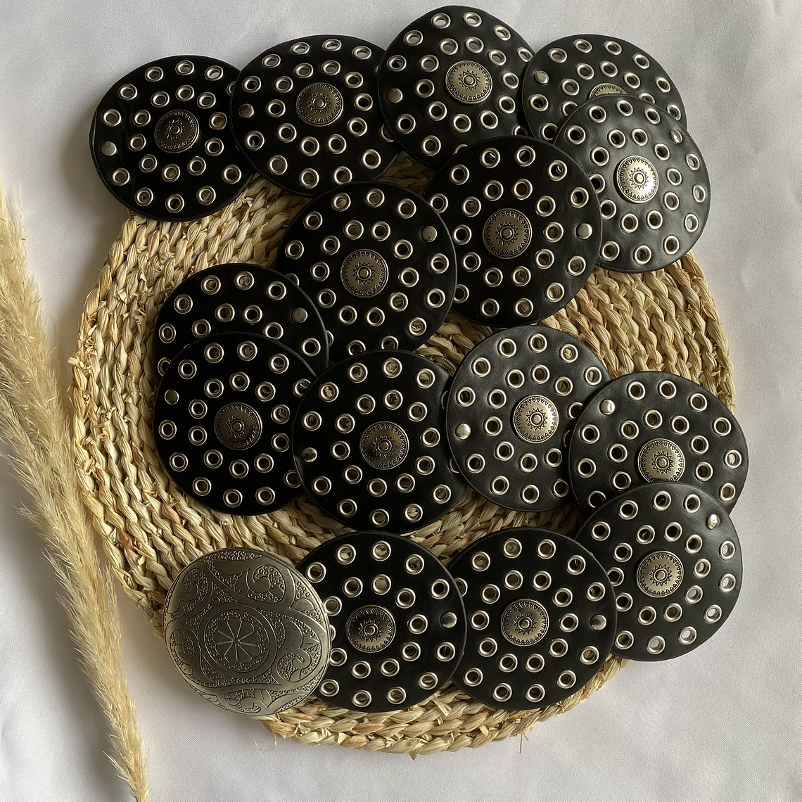 Cinturón Boho Negro-Silver 1