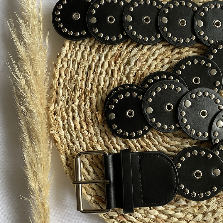 Cinturón Boho Negro 2