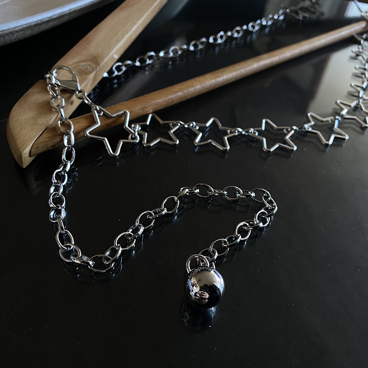 Cadena estrellas Silver 5