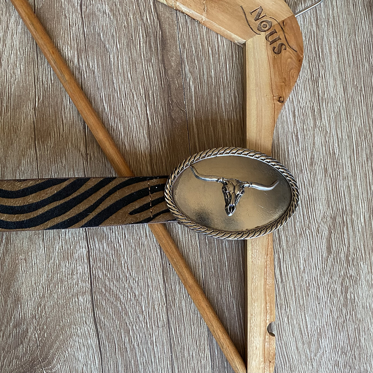 Cinturón buey cebra camel 1