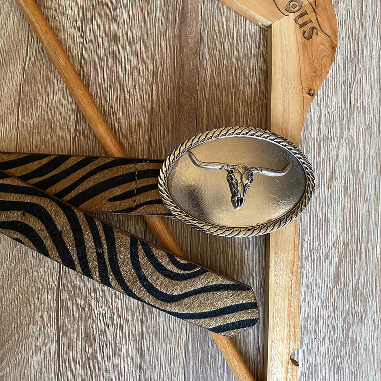 Cinturón buey cebra camel 3
