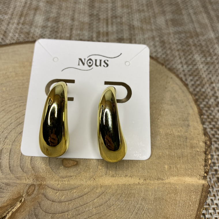 Aros gota alargada 2