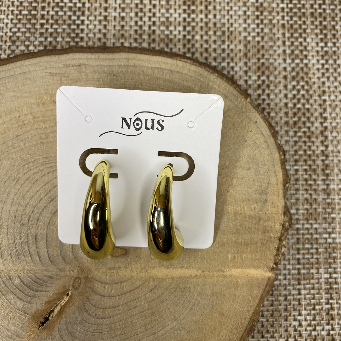 Aros gota alargada 1