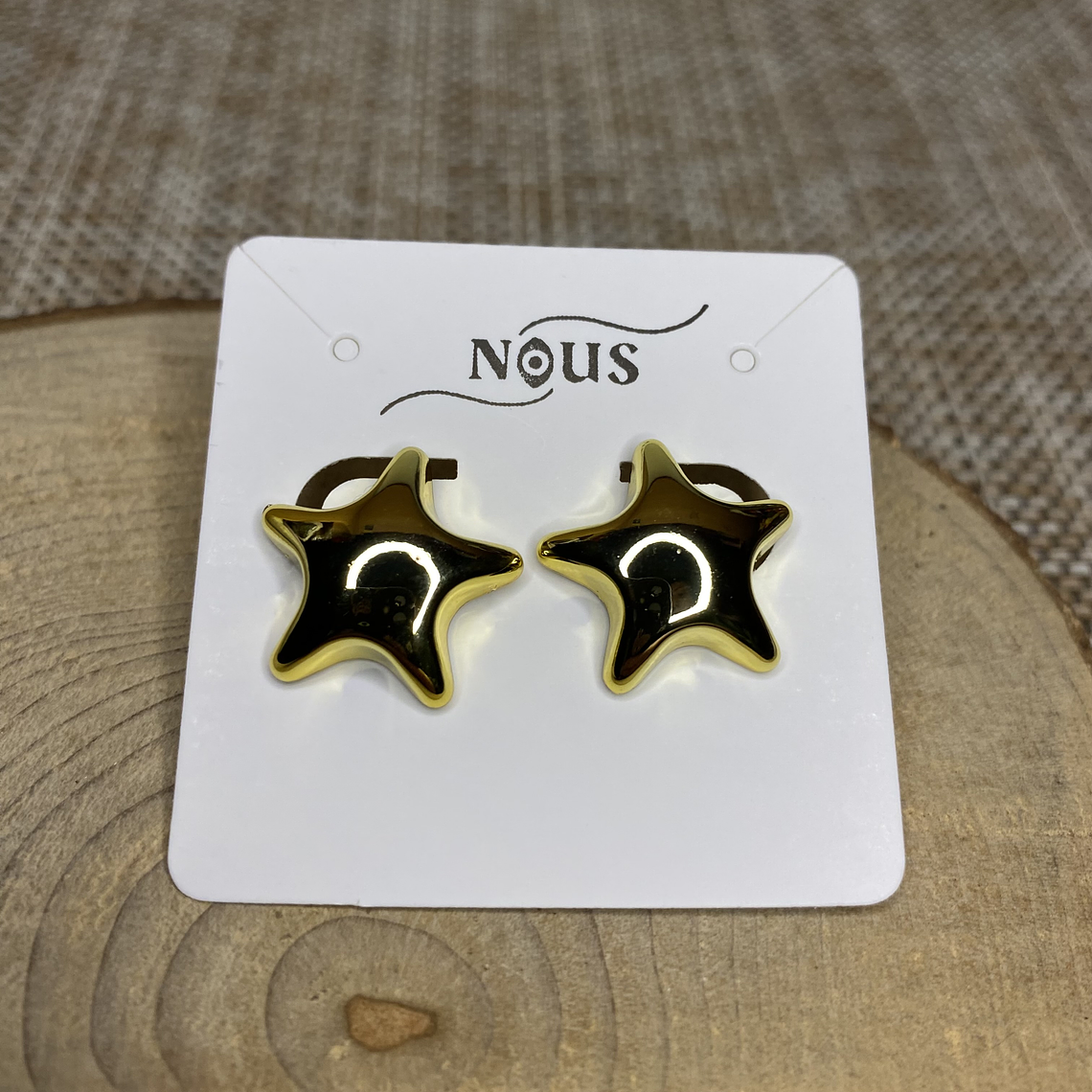 Aros estrella Gold 1