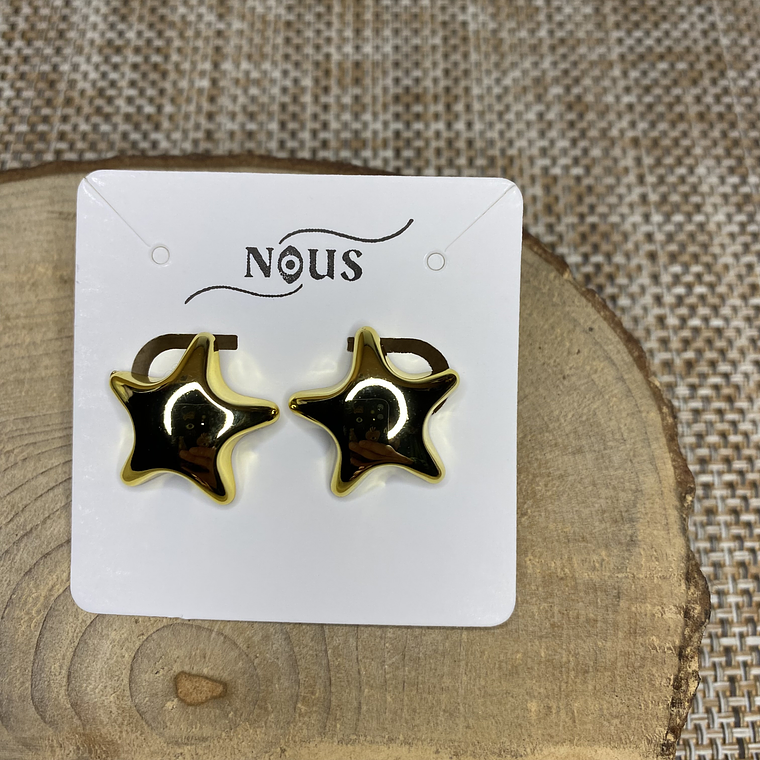 Aros estrella Gold 3