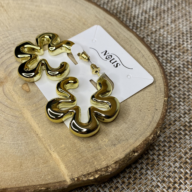 Aros flor Gold 2