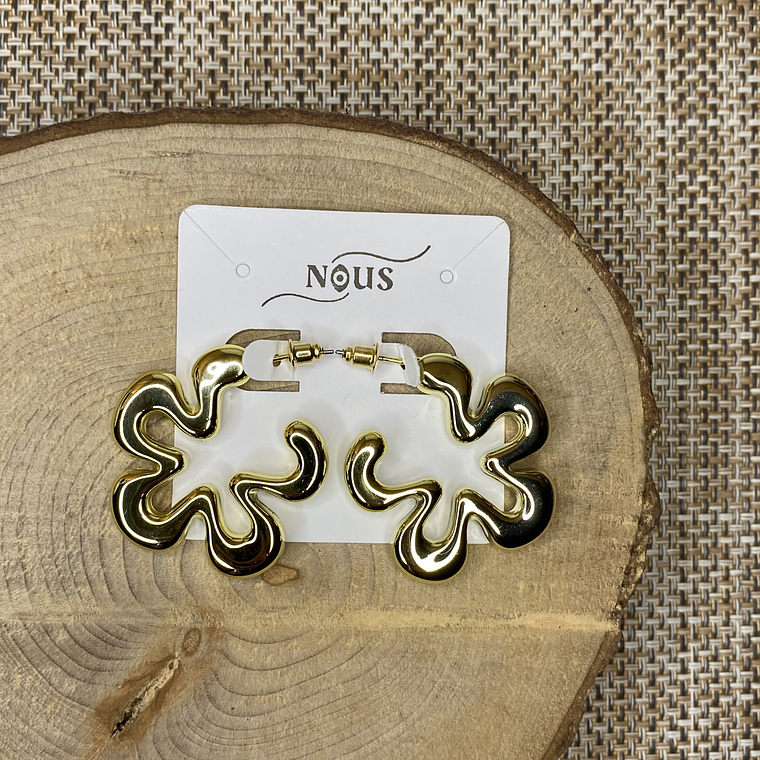 Aros flor Gold 1
