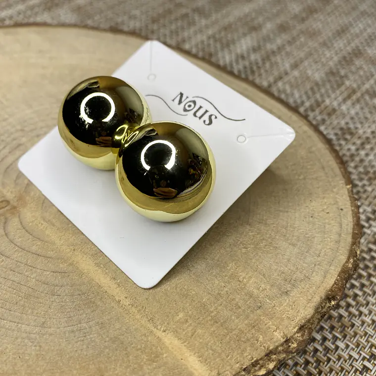 Aros esfera Gold  2