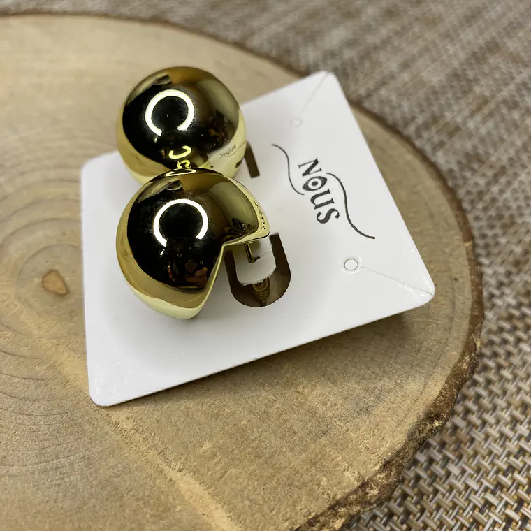 Aros esfera Gold  3