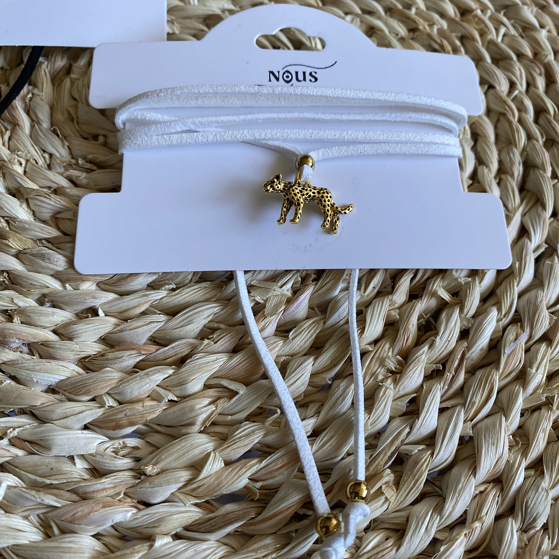 Collar lazo leopard gold 3