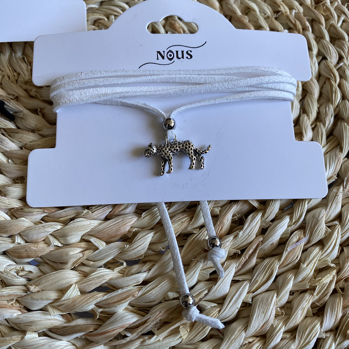 Collar lazo leopard silver 3