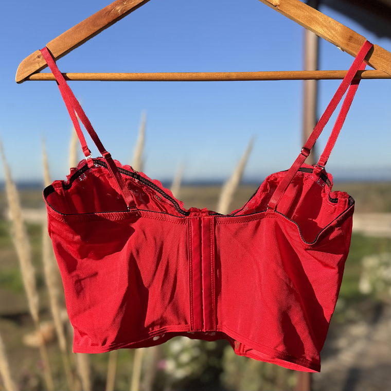 Bra encaje Rojo 2