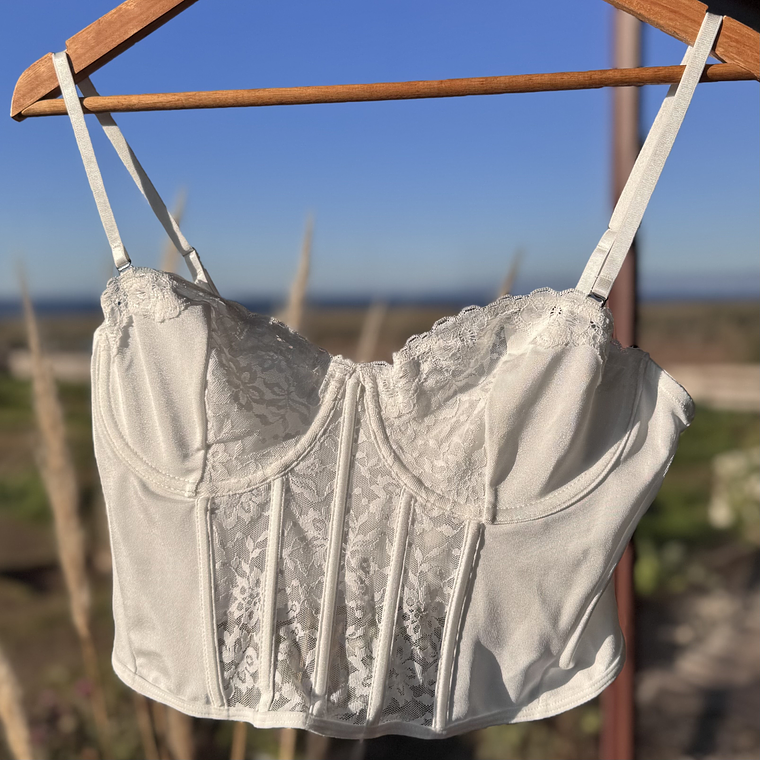 Bra encaje Blanco 1