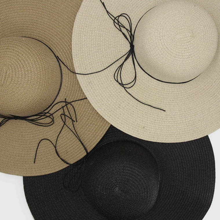 Sombrero playero rafia 2