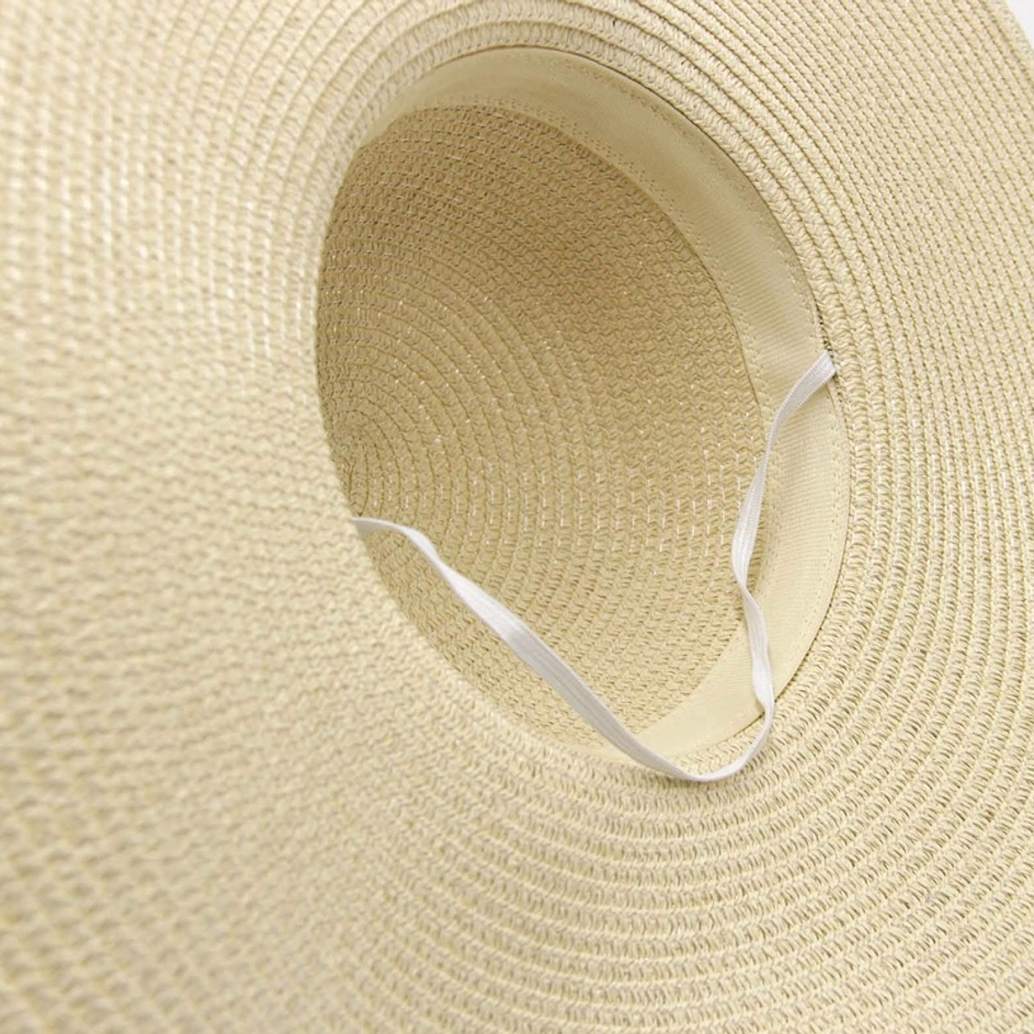 Sombrero playero rafia 12