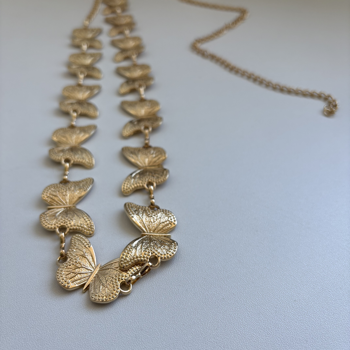 Cinturón cadena Mariposas Gold 3