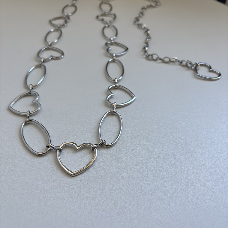 Cinturón cadena Corazones 3