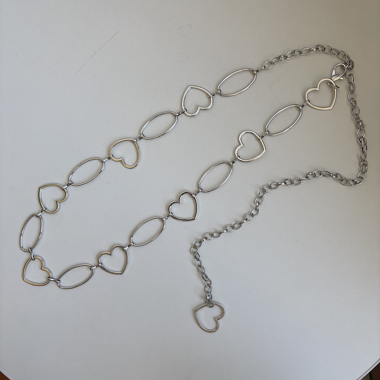 Cinturón cadena Corazones 2