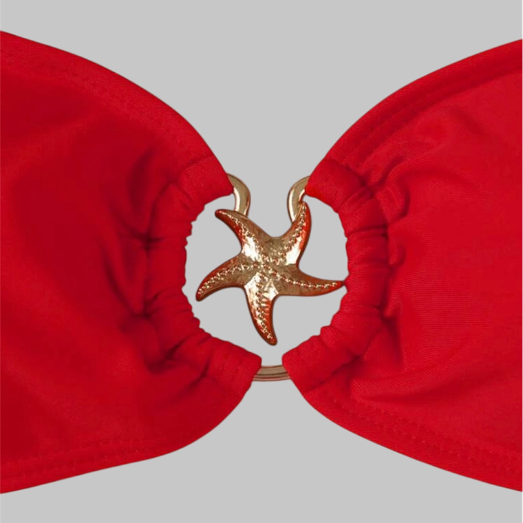 Bikini estrella Rojo 3