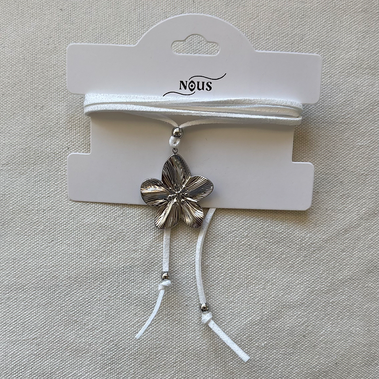 Collar Flor Silver 1
