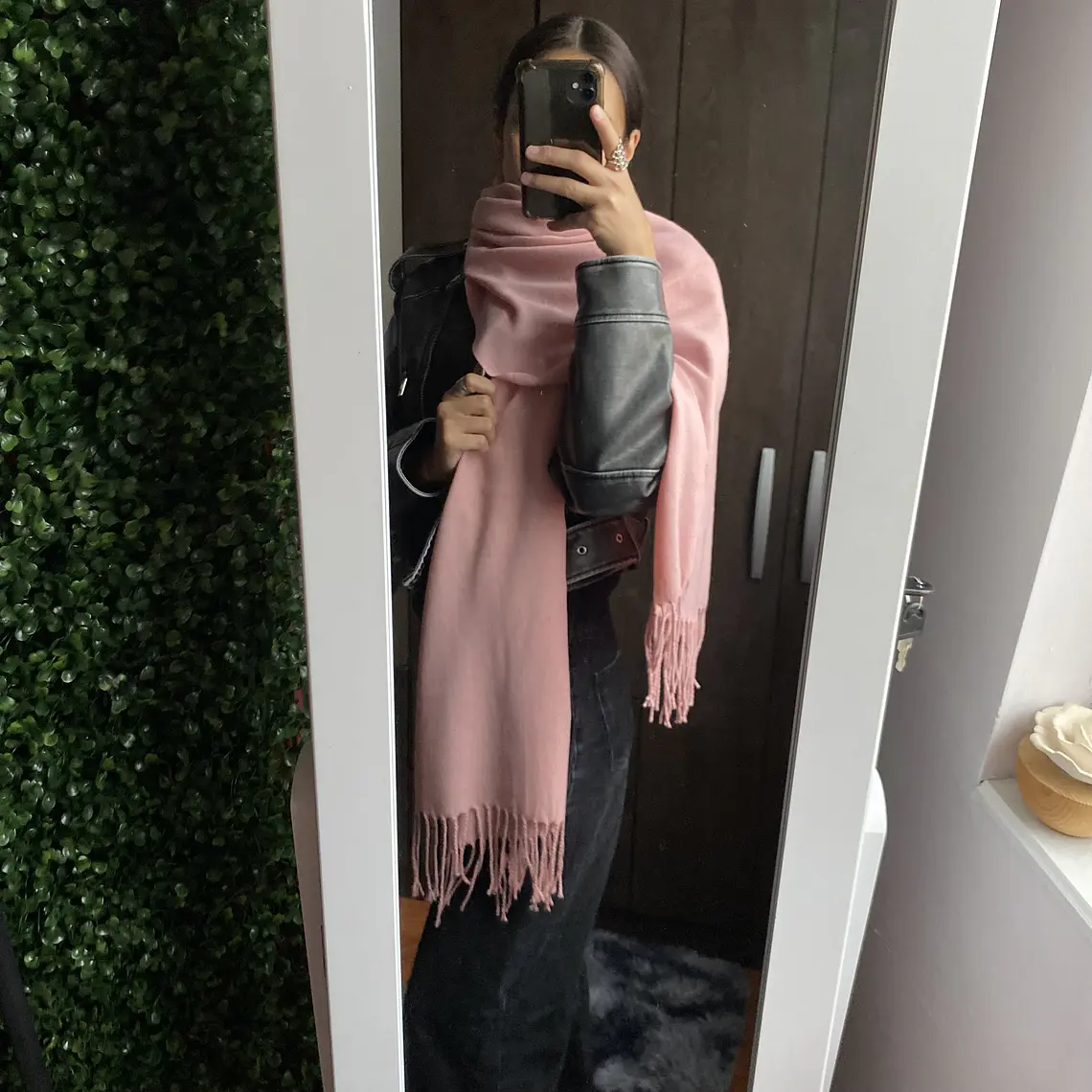 Bufanda Cashmere Rosa 1