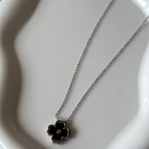Collar Flor Black