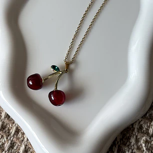 Collar Cerezas maxi