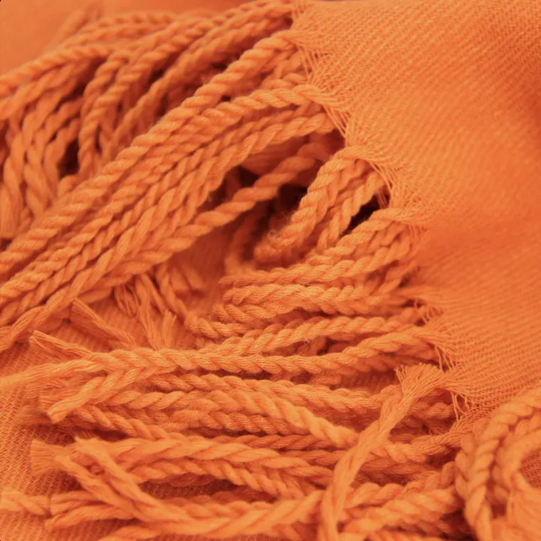 Bufanda Cashmere Naranja 4