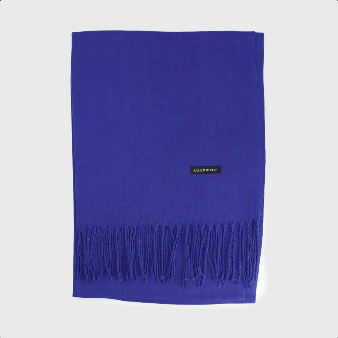 Bufanda Cashmere Azul rey 2